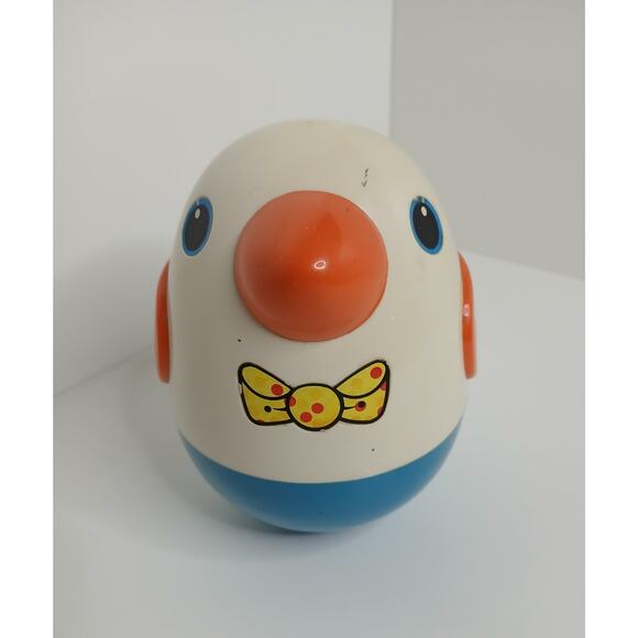 VTG. PLAYSKOOL ROLY POLY WEEBLE WOBBLE CHIME PENGUIN, MACAU NOSTALGIC - Picture 1 of 5